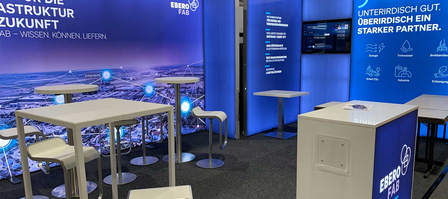 + EBERO FAB Messestand